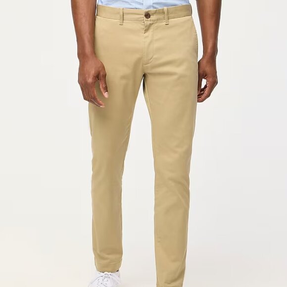 J Crew Mens Slim-fit flex chino pant 32/34 Khaki Color - Picture 1 of 5